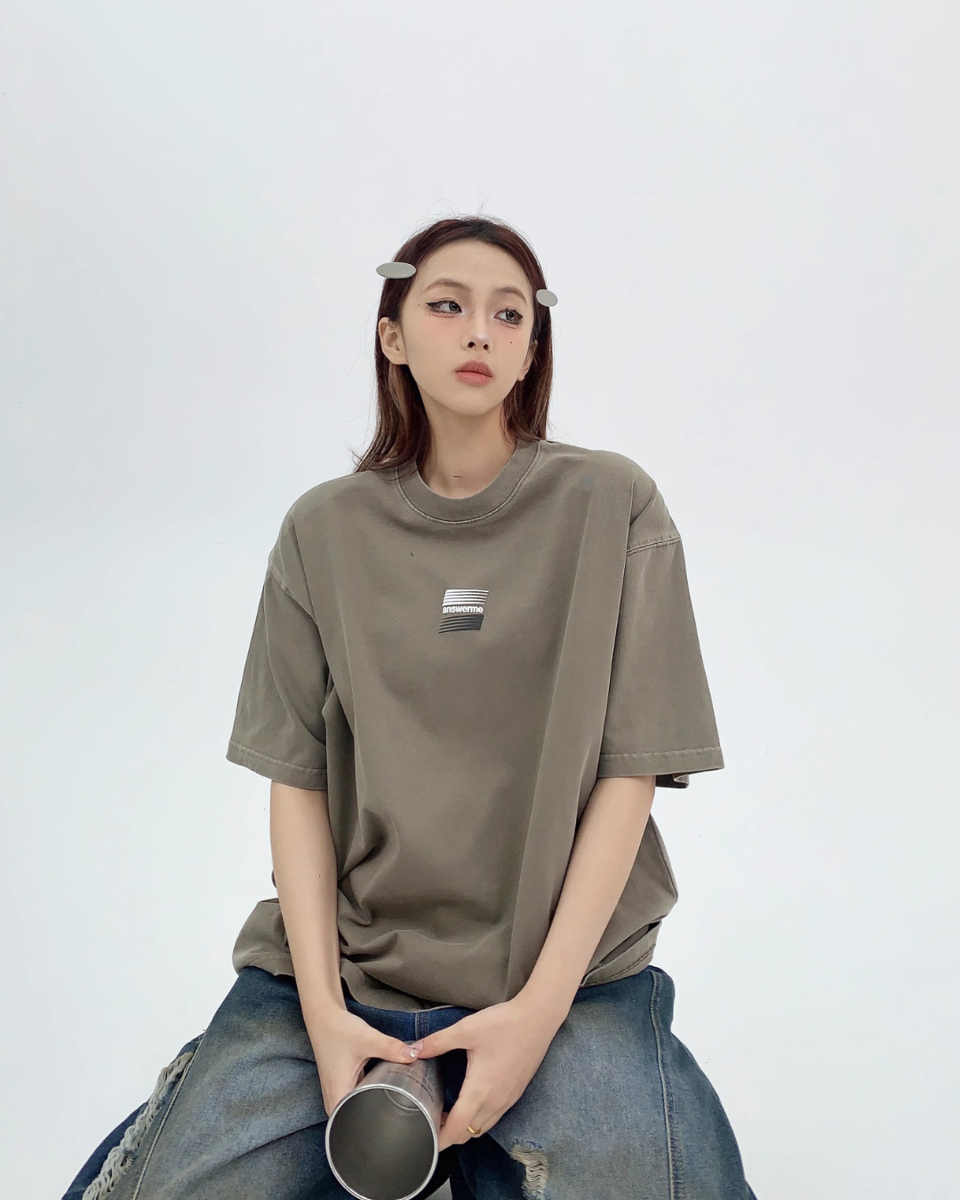 Round Neck Short Sleeve T-Shirt YLS0198