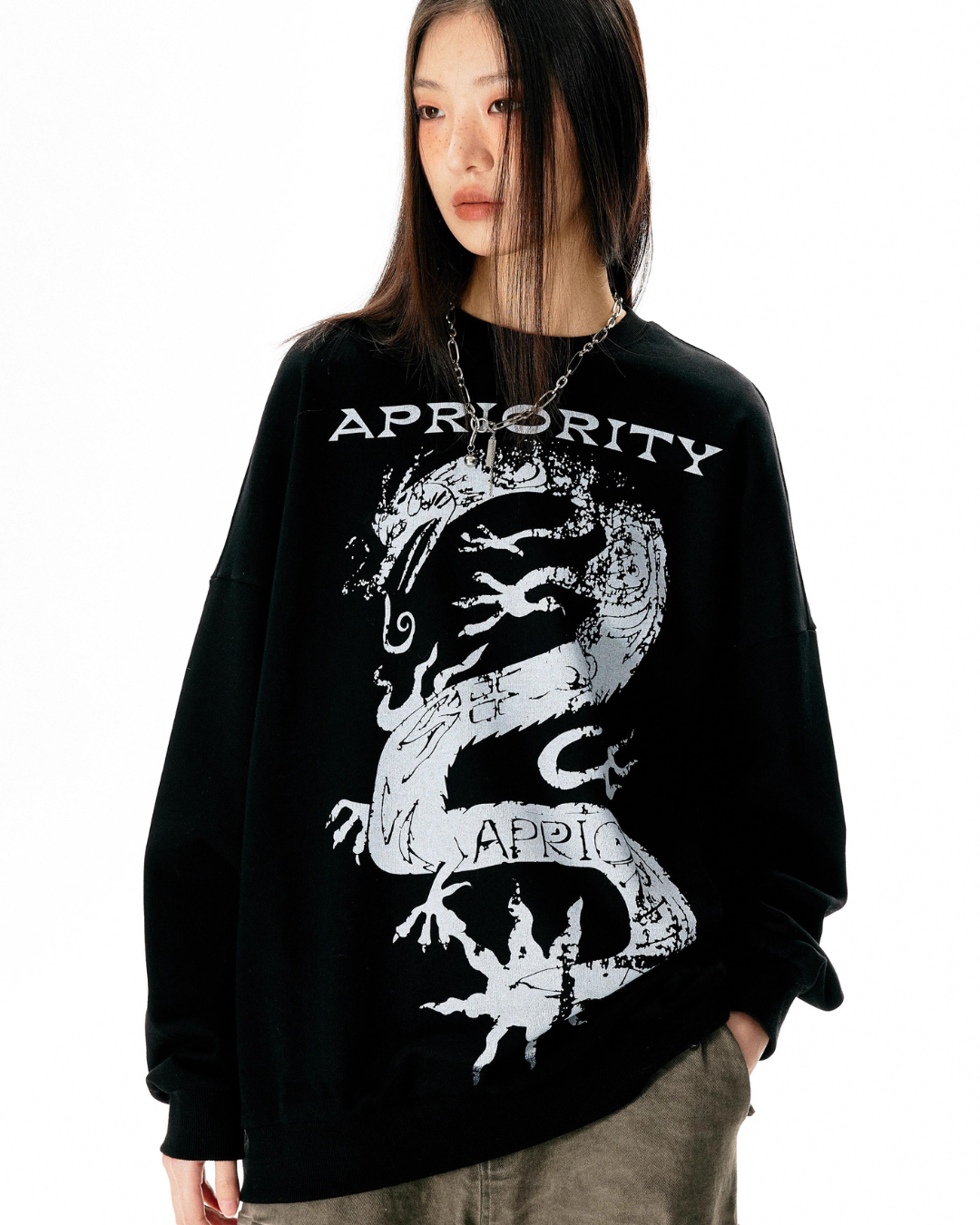 Dragon Loose Long Sleeve Tops ART0003