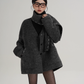 Scarf Mid-Length Wool Coat SRS0383