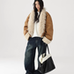 Fake Mouton Suede Coat ACS0356