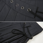 Dark Belt Pleated Skirt CEN0018