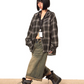 Plaid Hood Shirt Jacket  BLB0028