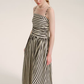 Striped Spaghetti Strap Dress DEP0005