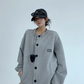 Round Neck Loose Cardigan YLS0891