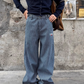Embroidered Casual Stripe Jeans CYE0026