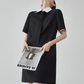 Necktie Cleric Mini Dress FER0203