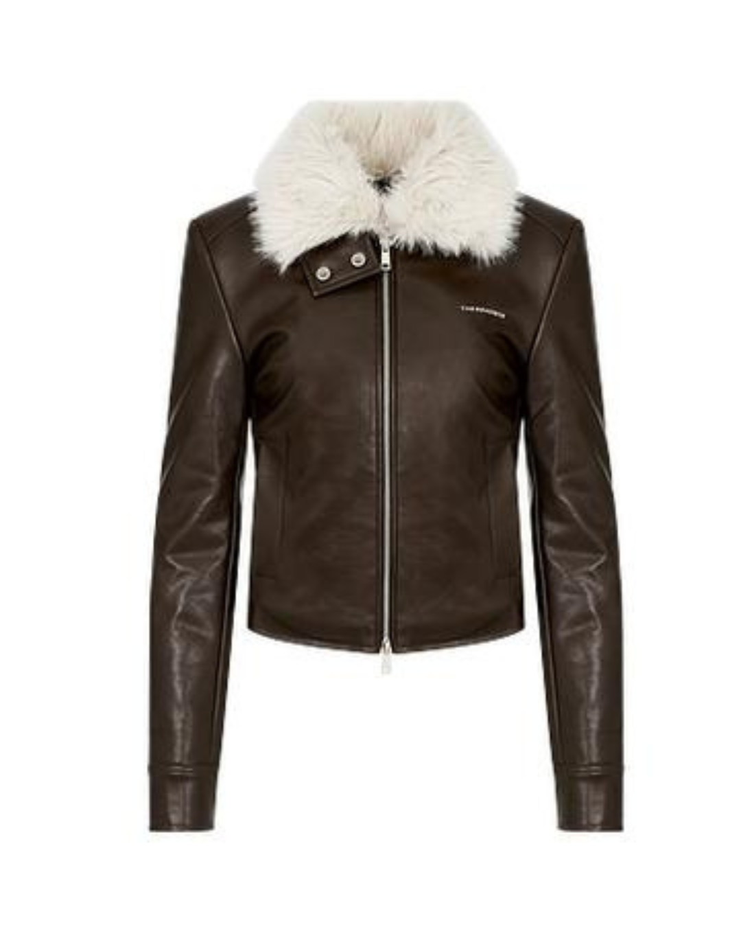 Fur Slim Leather Jacket APA0008