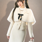 Ribbon Cape Jacket & Tight Long Skirt UNP0003