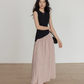 Fake Layered Long Dress VAS0126