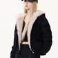 Fur Collar Hood Cotton Jacket MAD0003