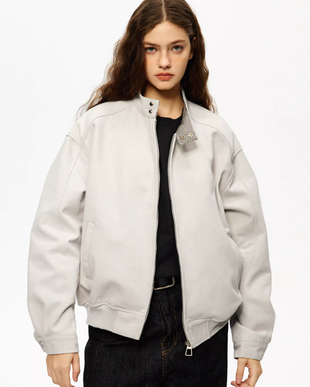 Stand Collar Basic Jacket NDC0009