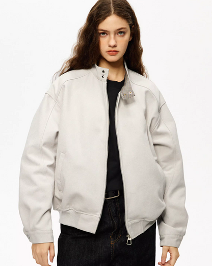 Stand Collar Basic Jacket NDC0009