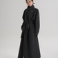 Tie Waist Wool Coat SRS0362