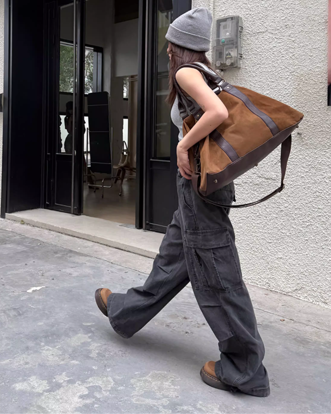 Washed Loose Work Pants CYE0076