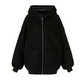 Hoodie Loose Leather Reversible Blouson IMC0002