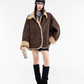 Stand Collar Mouton Coat ICM0106