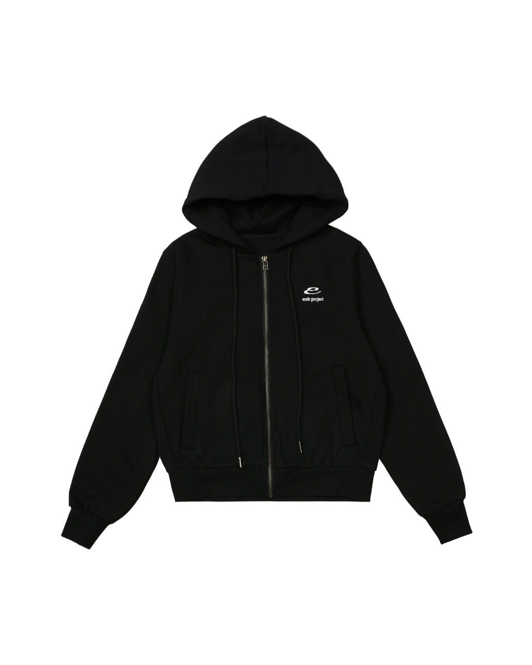 Logo Cropped Hoodie EZK0005