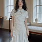China Embroidery Flower Dress SMS0015