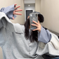 Layered Style Sweat Top YLS0797