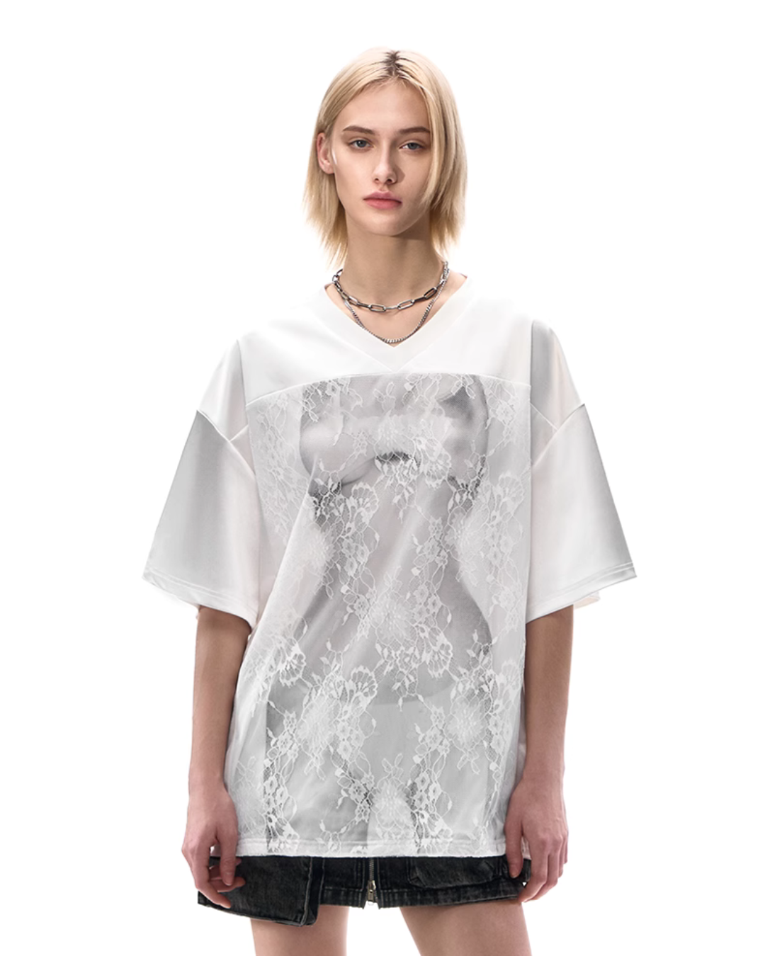 Loose Body Print T-Shirt IMX0002