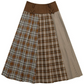 Retro Plaid Pleated Skirt ZZF0328