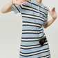 Polo Border Knit Dress LLA0094