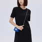 Crew Neck T-Shirt Short Dress SHN0010