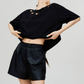 Heart Cutout Short Sleeve T-Shirt FER0316