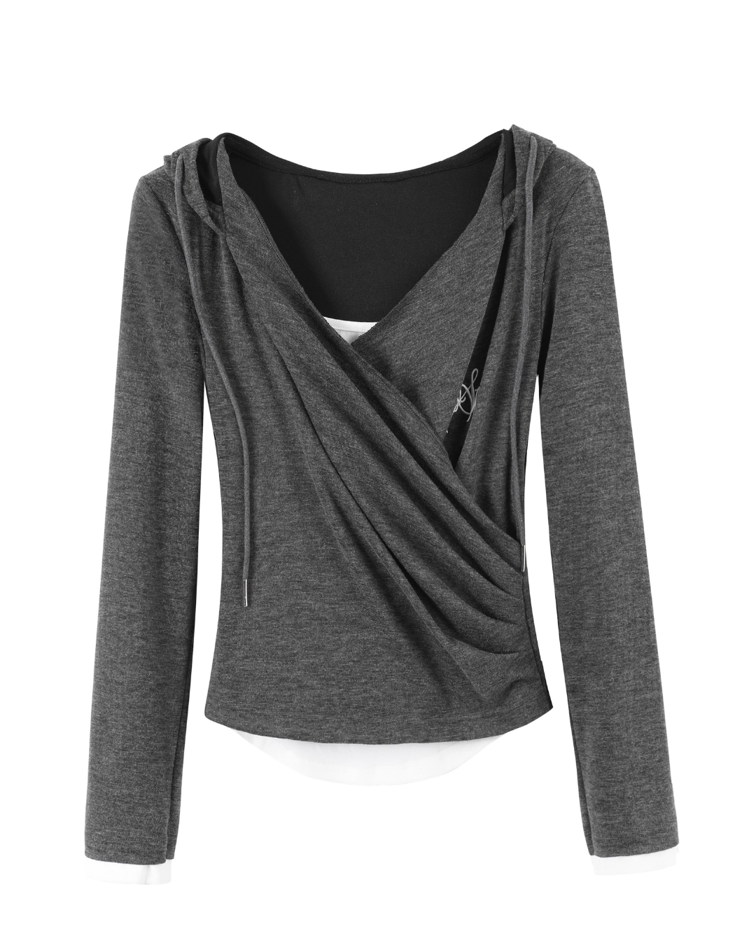 Drape Hood Top / Long Loose Skirt / Wide Pants WEO0073