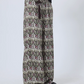 Khaki Green Pattern Chinese Pants FZK0077