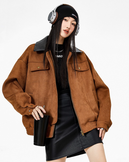 Contrast Color Pocket Jacket ICM0068