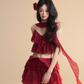 Chiffon Ruffle Tops / Chiffon Skirts LAS0019