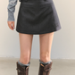 Plaid Spliced Hood Hoodie / Mini Skirt / Flare Pants ASG0066