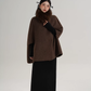 Fur Muffler Cape Coat SRS0402