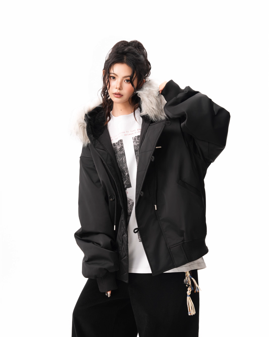 Fur Collar Cotton Jacket BWA0003