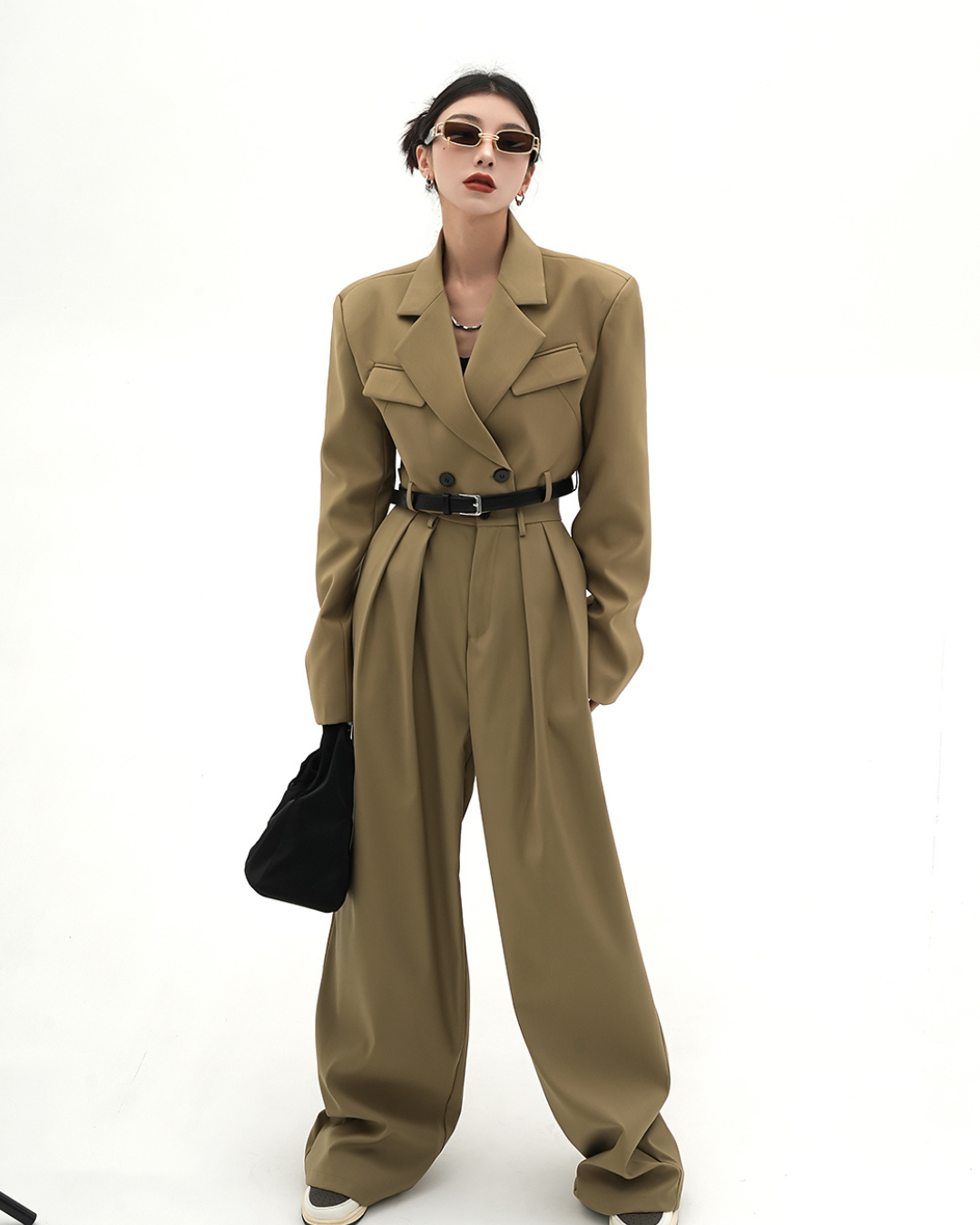 Two-Piece Short Jacket＆Mop Suit Pants SRS0061