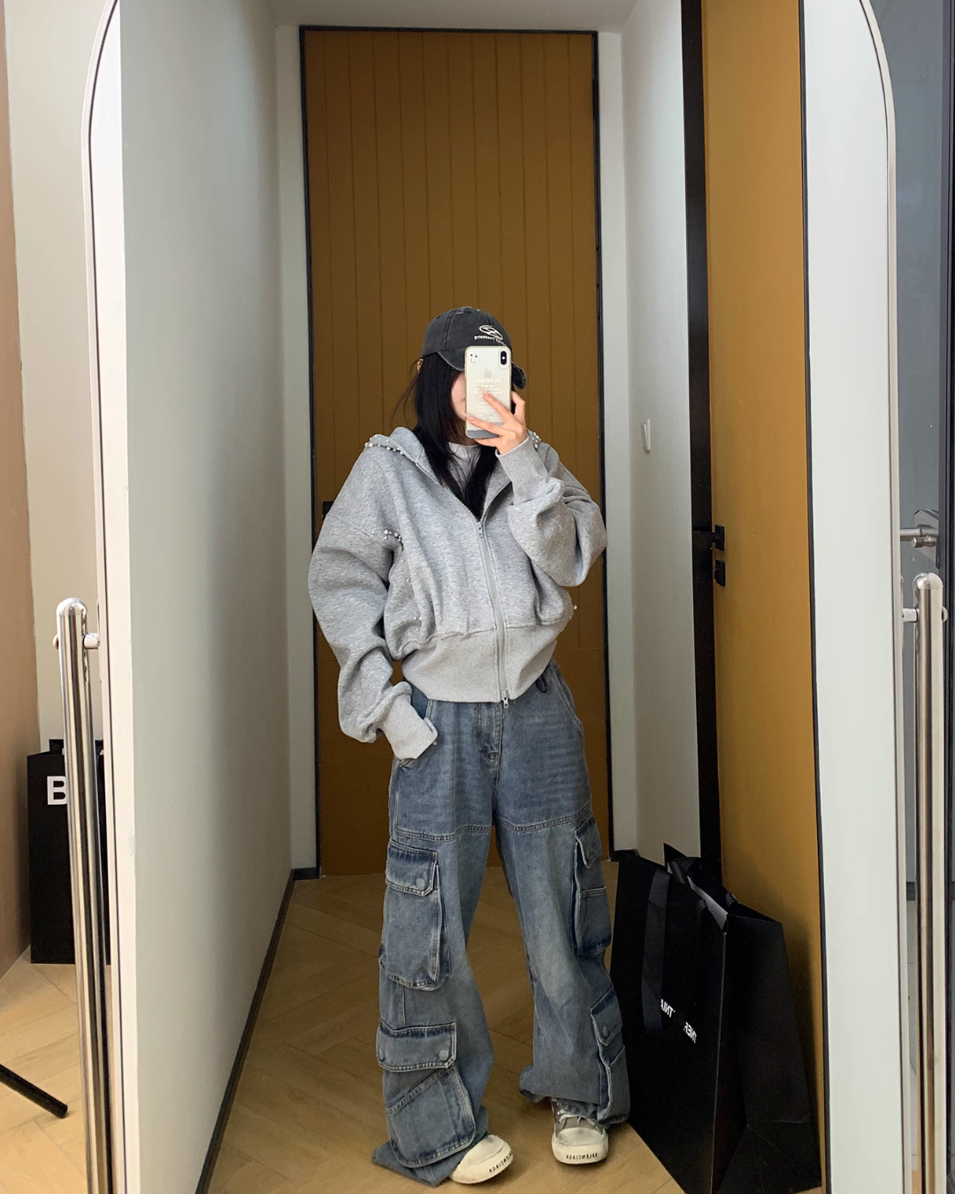 Pearl Cropped Hood Jacket YLS0832