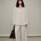 Linen Long-Sleeve Shirt / Casual Pants TEO0003