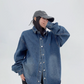 Washed Loose Denim Shirt YLS0743