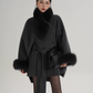 Fur Collar Cape Coat SRS0400