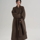Scarf Design Long Wool Coat SRS0409