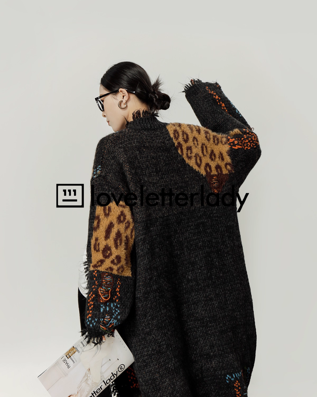 V-Neck Random Knit Cardigan LLA0537