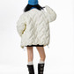 Color Block Collar Down Jacket ICM0108