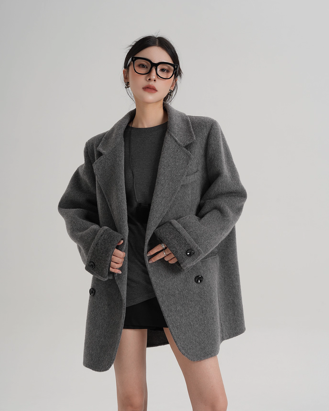 Back Sleeve Wool Blazer SRS0360
