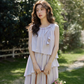 Asymmetrical Tiered Dress / Summer Knit Cardigan SMS0001