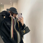 Colorful Drawcord Zip-Up Hoodie YLS1075