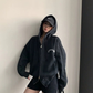 Side Line Double Zip Big Hoodie YLS1053