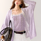 Lace Knit Cardigan / Lace Knit Camisole ASG0063