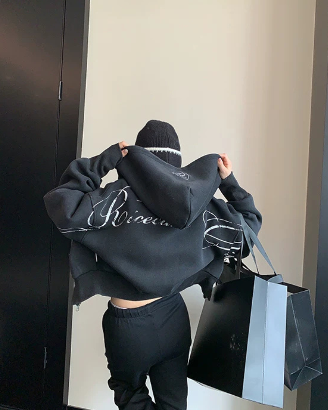 Back Logo Zip Hoodie YLS1036