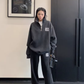 Half-Zip Sweatshirt / Wide Sweatpants YLS1020